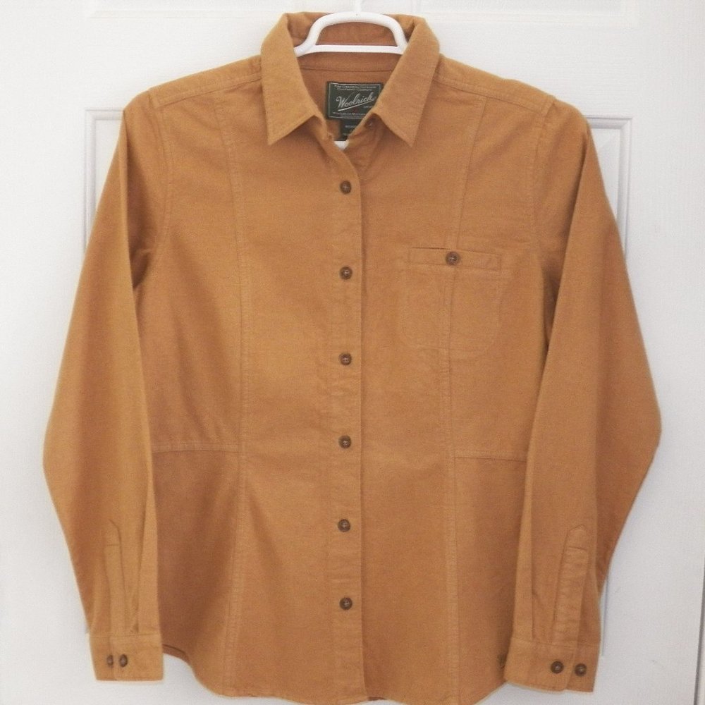 NWT Woolrich LS Chamois Cotton Shirt, Womens Large